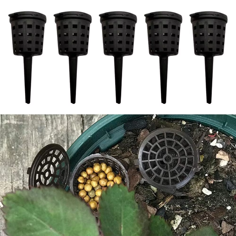 Aquarium Plant Fertilizer - 5Pcs Fertilizer Mesh Baskets Garden Nursery