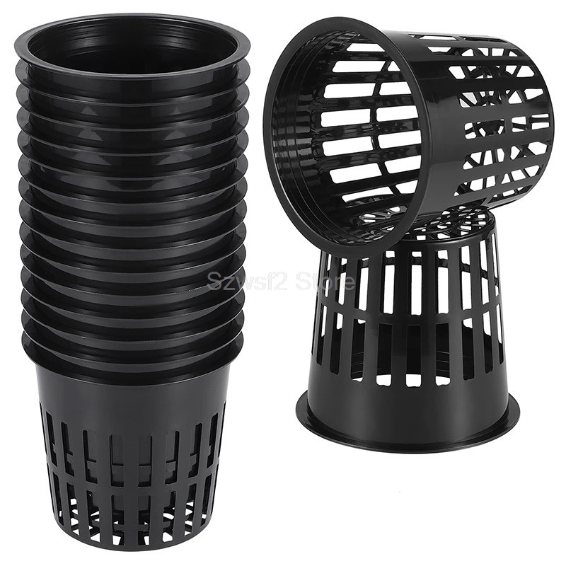Aquarium Plant Nursery - 10pcs Hydroponic Mesh Pot Vegetable Planting