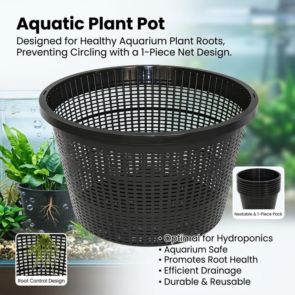 8.5 Inch Round Hydroponic Flow - огляд і ціна Aquarium Plant Nursery