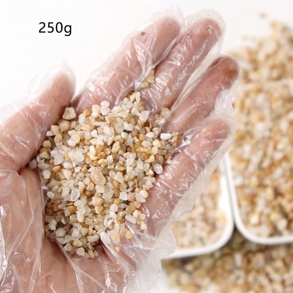 1pc-250g Natural Crystals Grav - огляд і ціна Aquarium Sand White