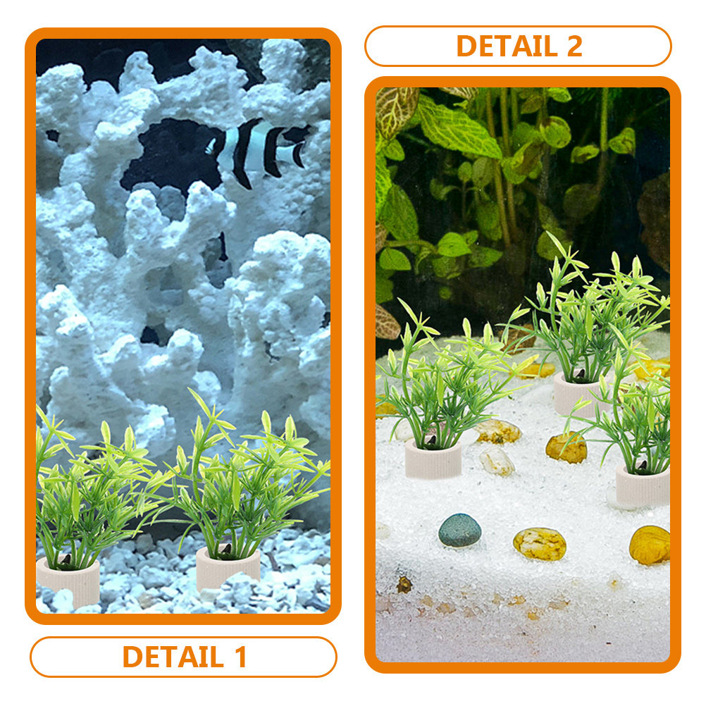 5Pcs Classy Ceramic Aquarium P - огляд і ціна Aquarium Plant Nursery