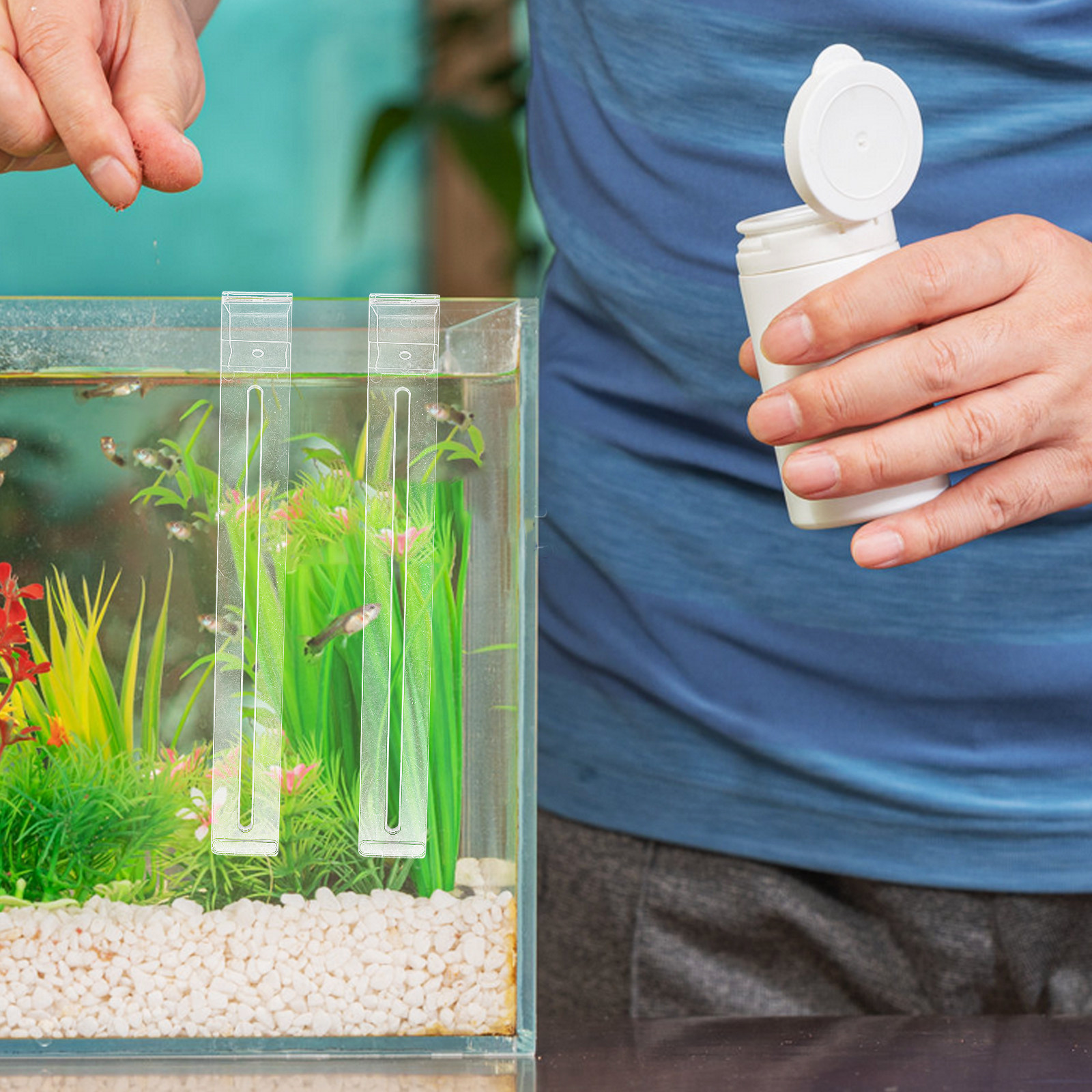 2Pcs Lightweight Sturdy Plasti - огляд і ціна Aquarium Planted Setup