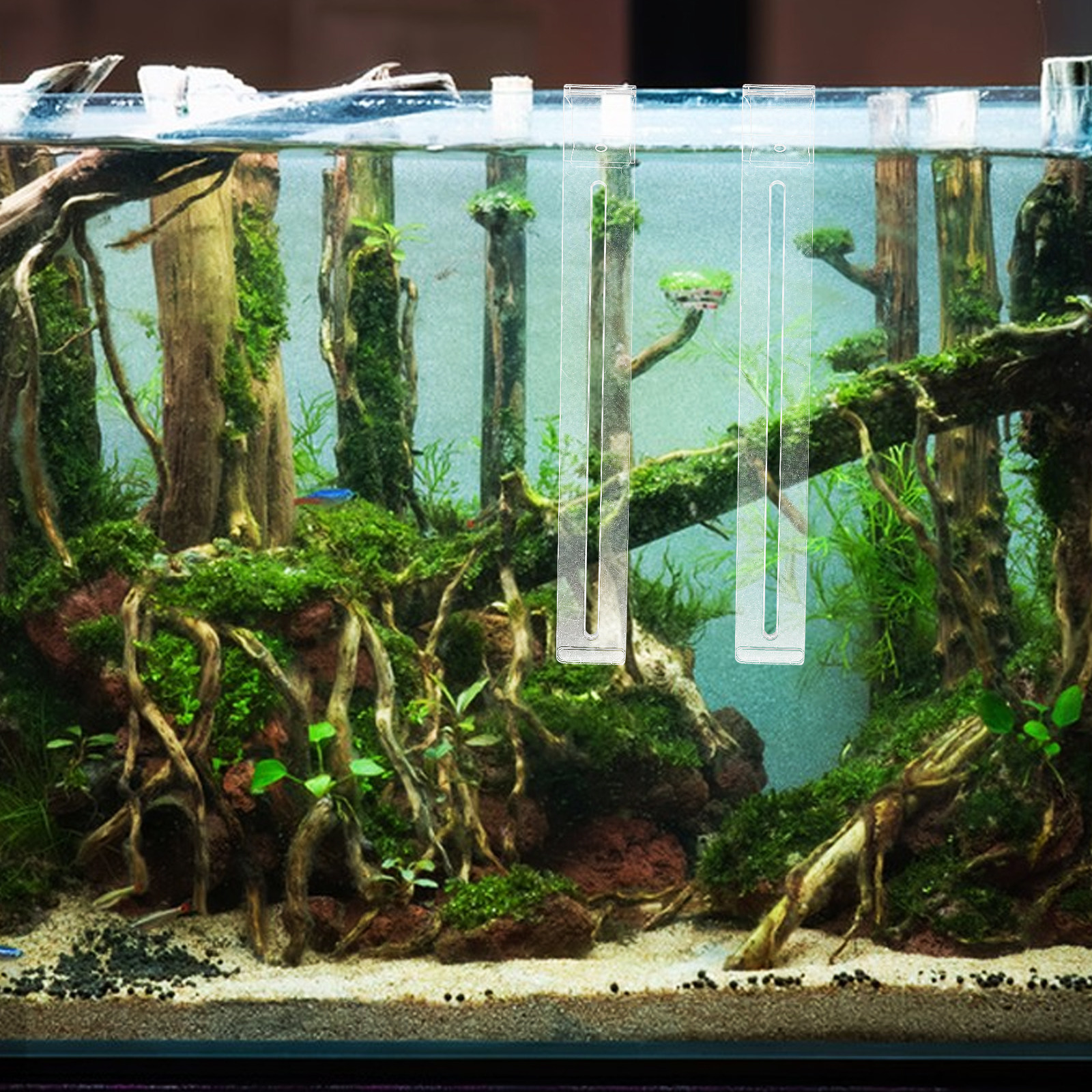 2Pcs Lightweight Sturdy Plasti - огляд і ціна Aquarium Planted Setup