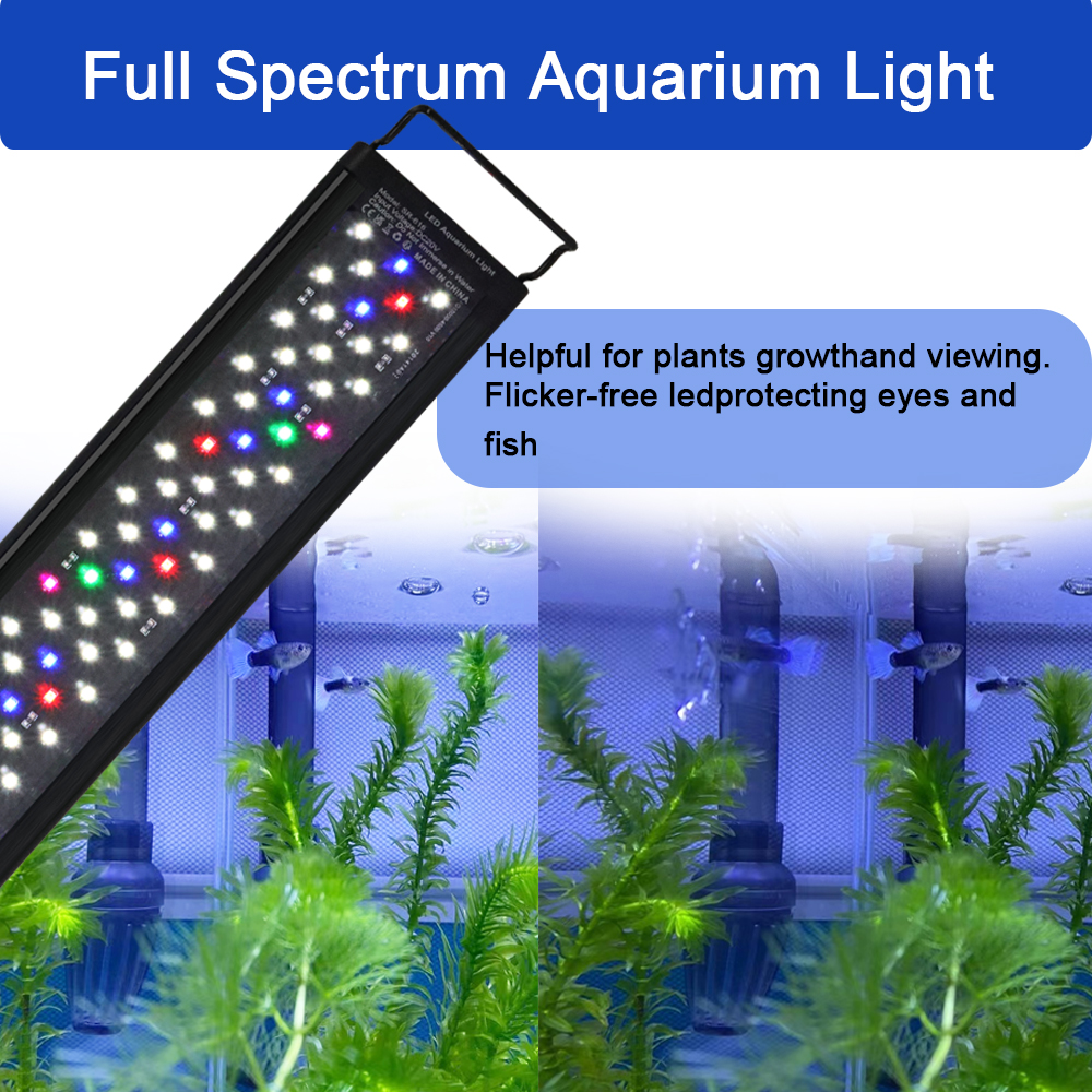 12-30 inch fish tank full spec - огляд і ціна Aquarium Plant Light Spectrum
