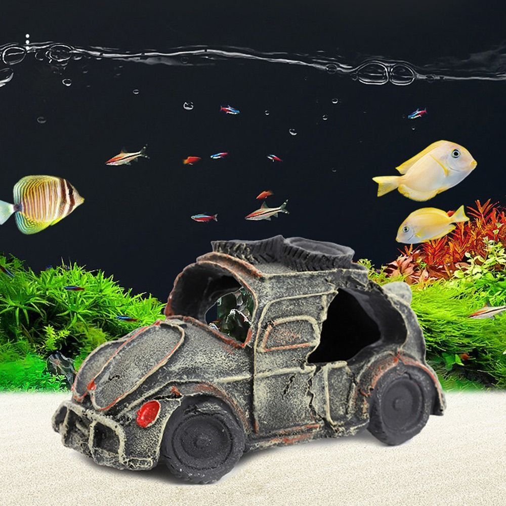 Multicolor Car Wreck Aquarium  - огляд і ціна Aquarium Sand White