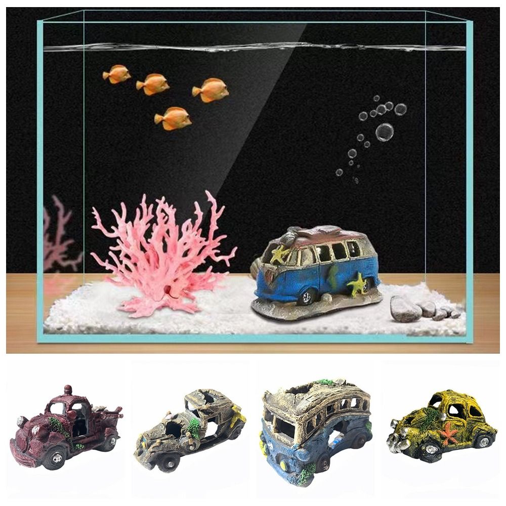 Multicolor Car Wreck Aquarium  - огляд і ціна Aquarium Sand White