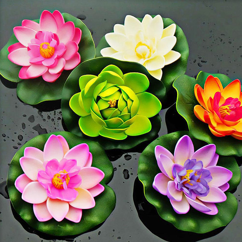10cm/18cm Artificial Lotus Fak - огляд і ціна Aquarium Planted Tank