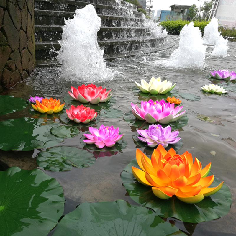 10cm/18cm Artificial Lotus Fak - огляд і ціна Aquarium Planted Tank