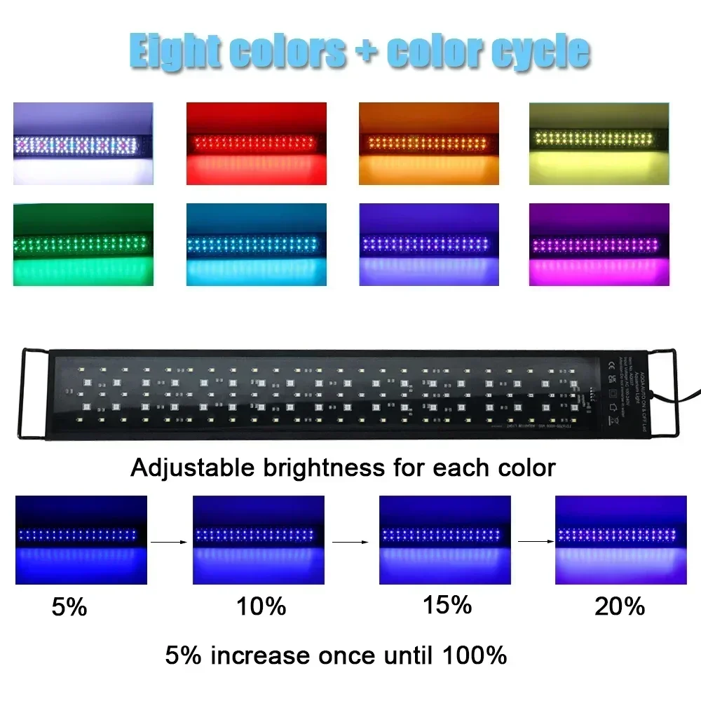 IP68 Waterproof Aquarium LED L - огляд і ціна Aquarium Plant Light Spectrum