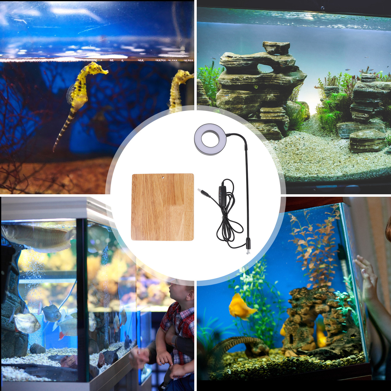 1Pcs Aquarium Fill Light High  - огляд і ціна Aquarium Planted Tank