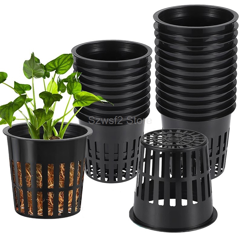 10pcs Hydroponic Mesh Pot Vege - огляд і ціна Aquarium Plant Nursery