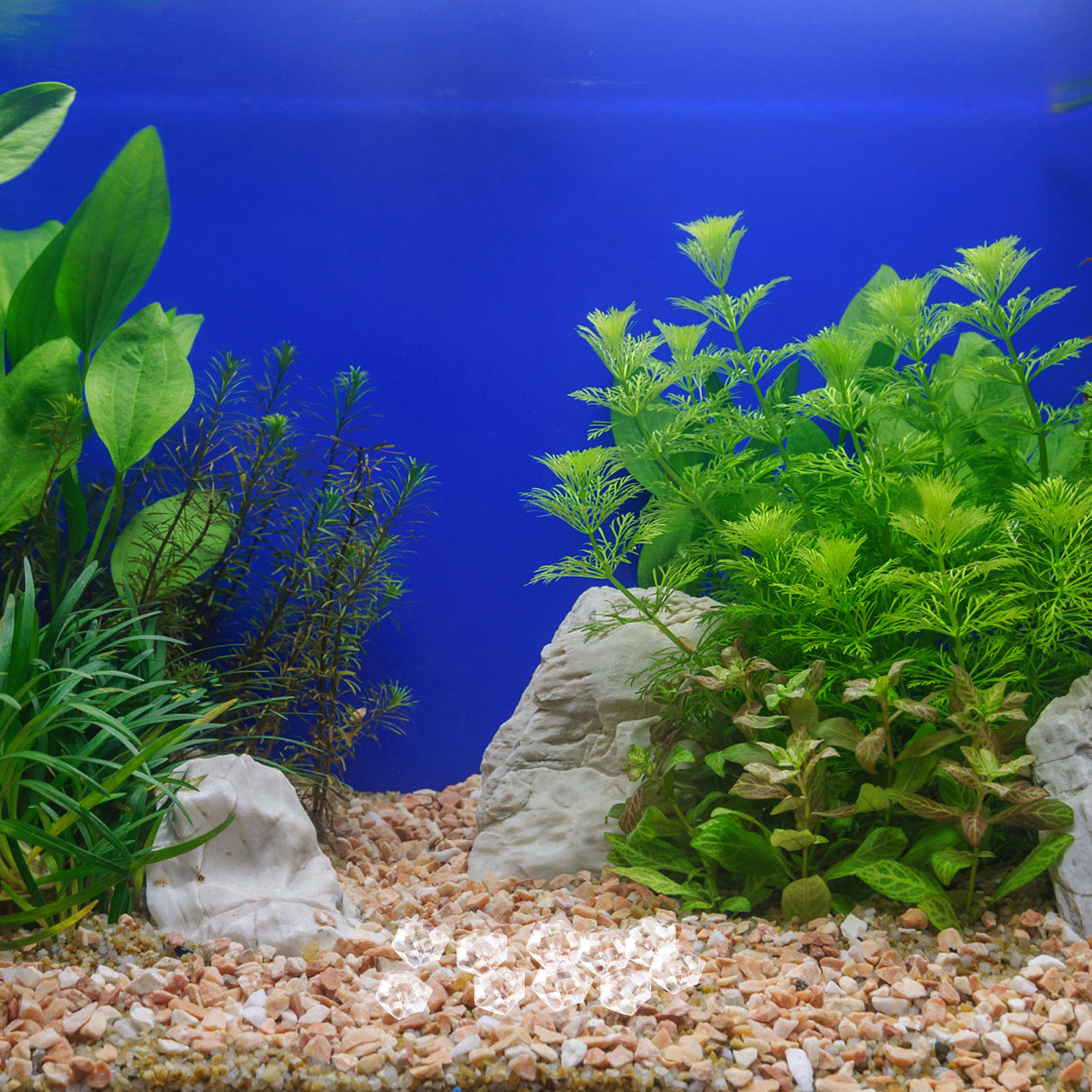 1Pack Pearl Crystal Stones Cle - огляд і ціна Aquarium Sand White