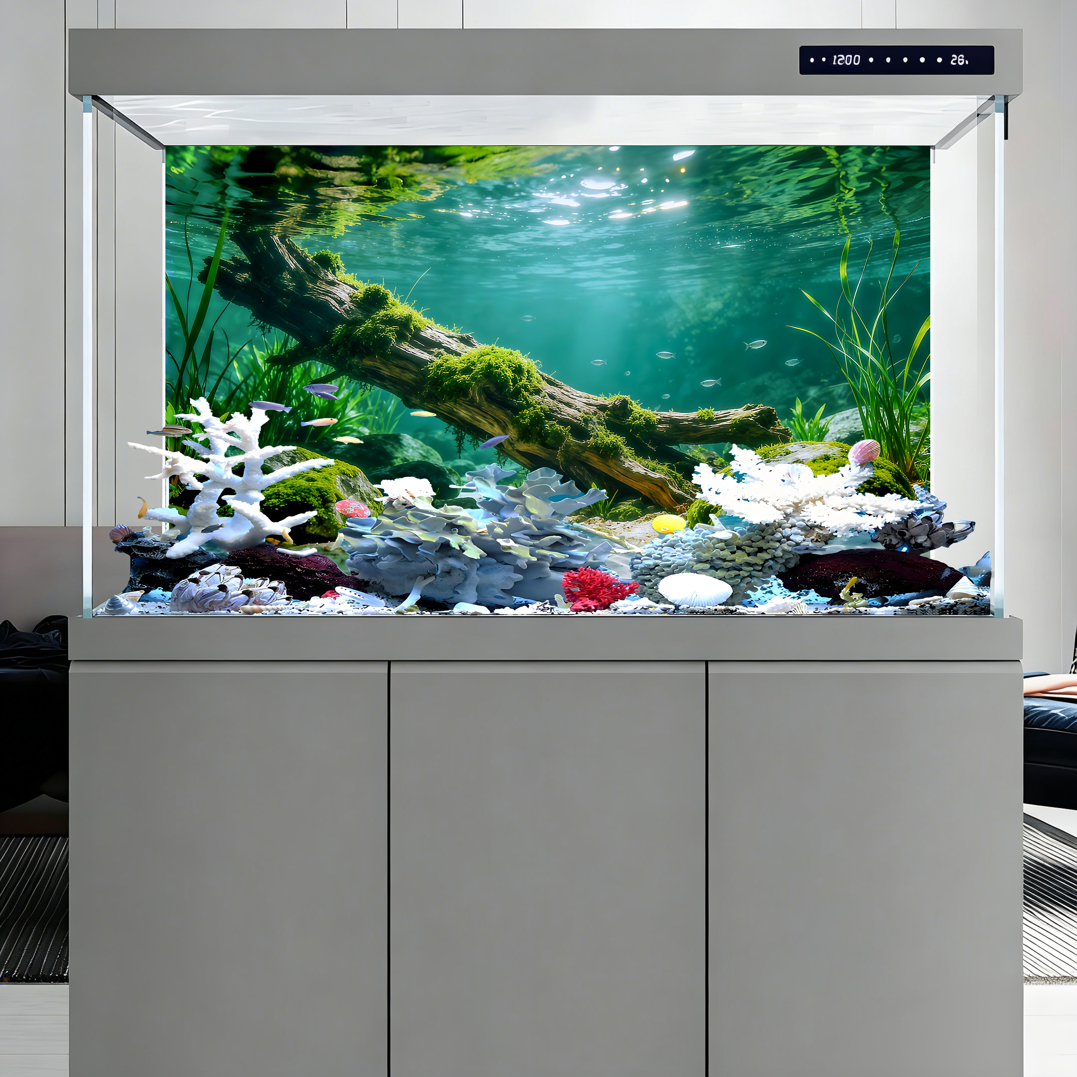 Dead wood at the bottom of the - огляд і ціна Aquarium Sand White