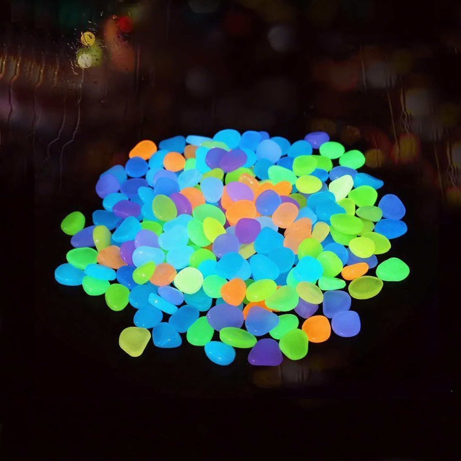 100pcs Glow In The Dark Pebble - огляд і ціна Planted Aquarium Hours