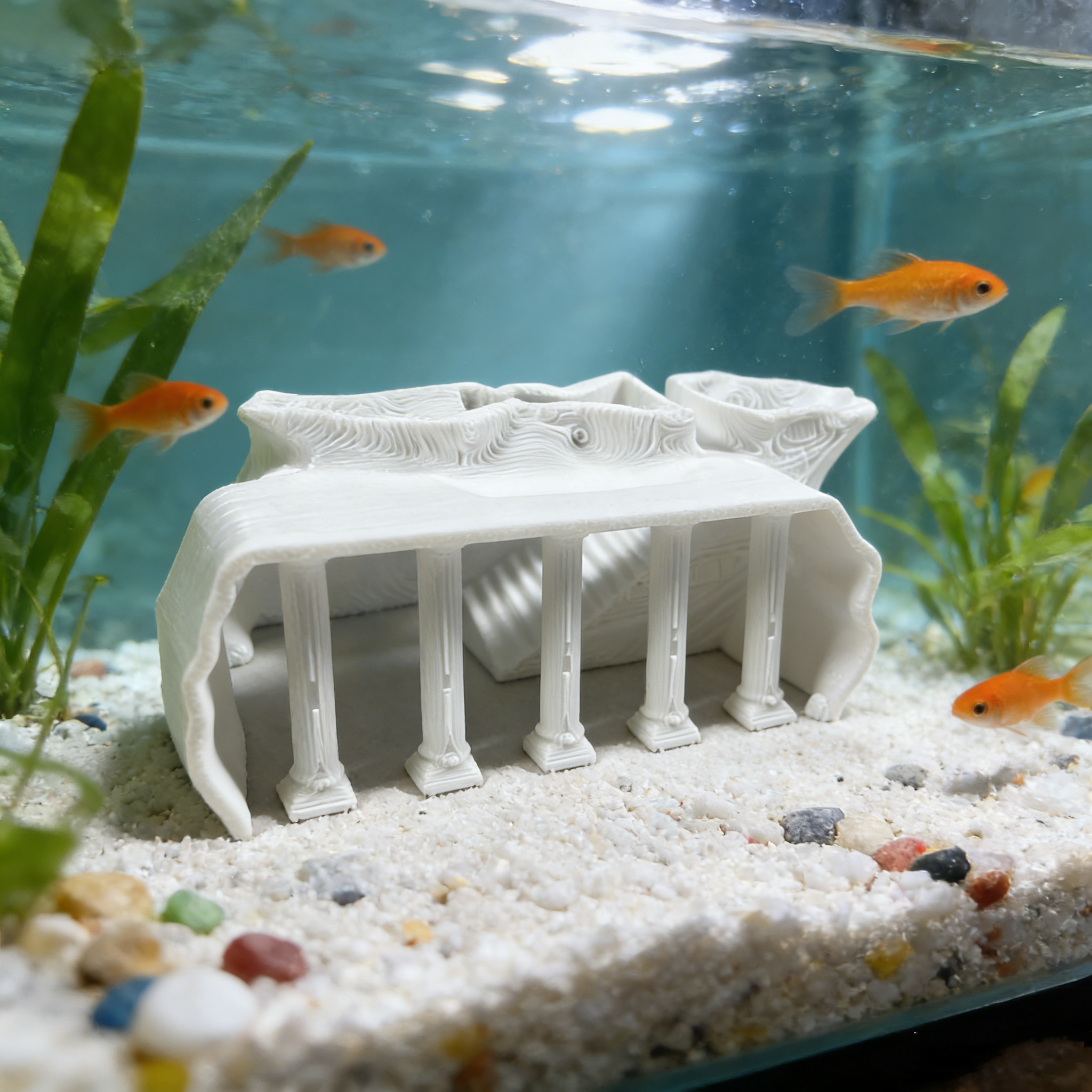 3D Castle Aquarium Decoration, - огляд і ціна Aquarium Sand White
