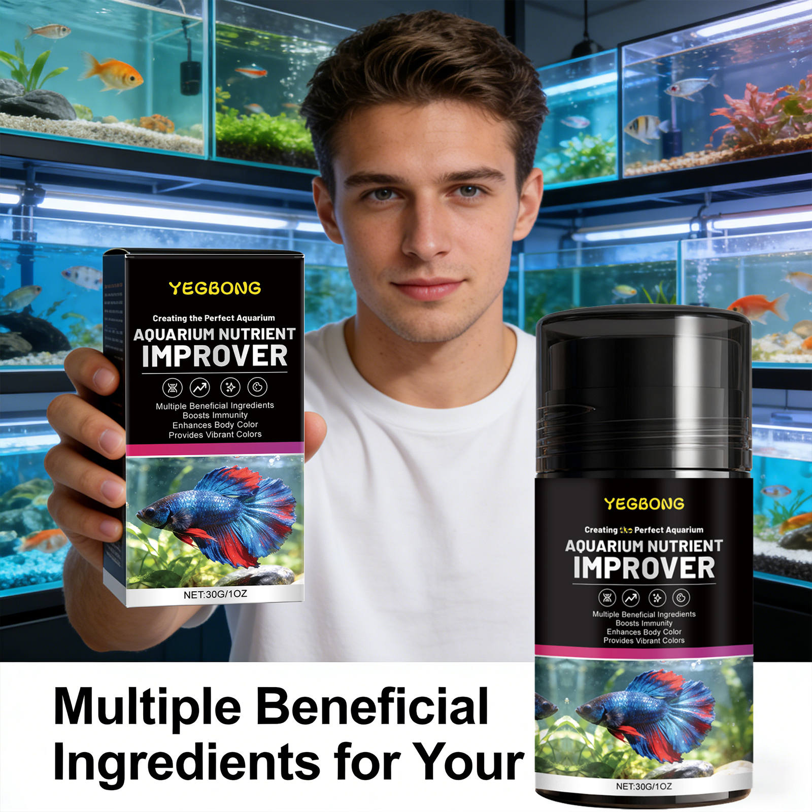 Aquarium Nutrient Improver Pro - огляд і ціна Planted Aquarium Care