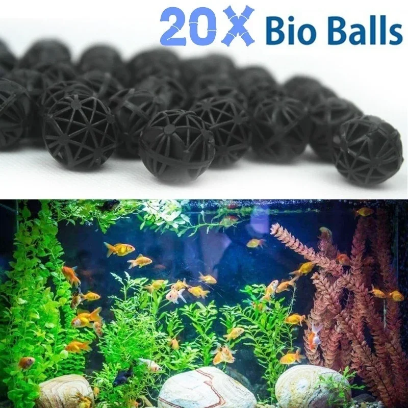 20Pcs 16mm Aquarium Filter Bio - огляд і ціна Aquarium Plant Fertilizer