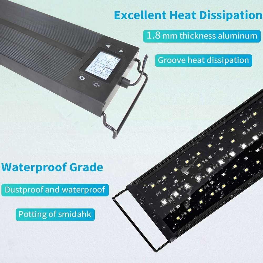 Programmable 8 Colors Auto On  - огляд і ціна Aquarium Plant Light Spectrum