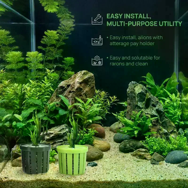 Pet Fish Tank Plant Holders 4  - огляд і ціна Aquarium Plant Nursery