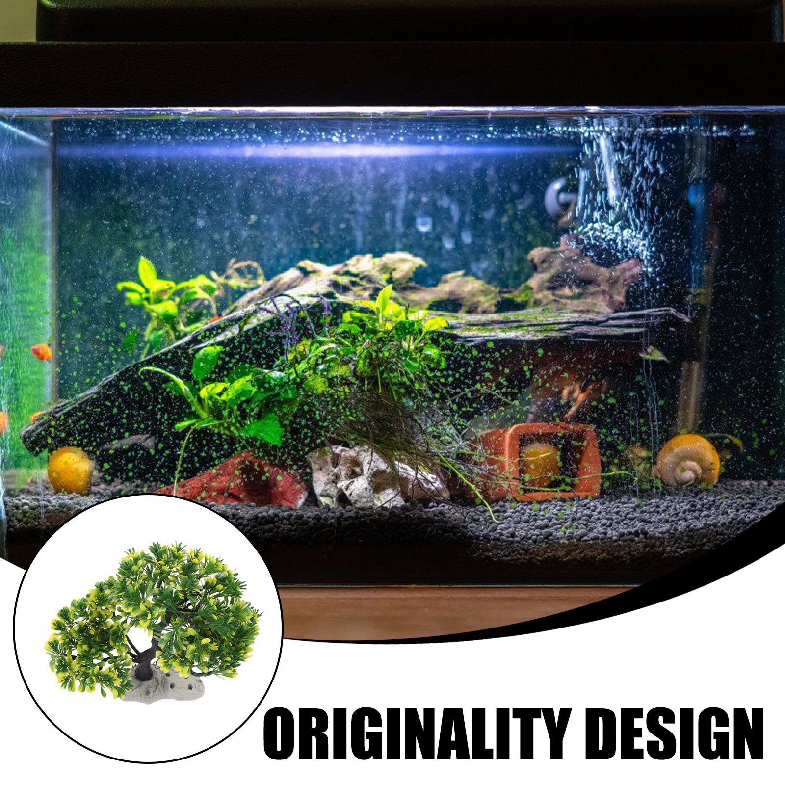 Sophisticated Artificial Pine  - огляд і ціна Aquarium Planted Setup