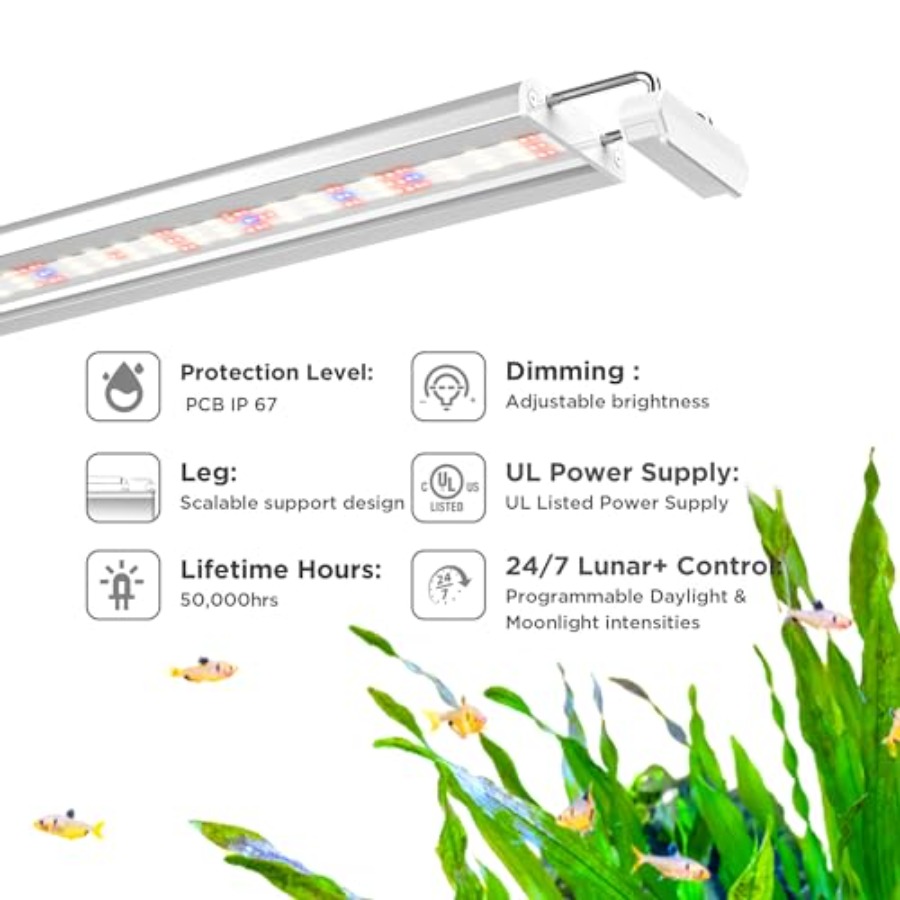 Aquarium LED Light for planted - огляд і ціна Aquarium Planted Tank